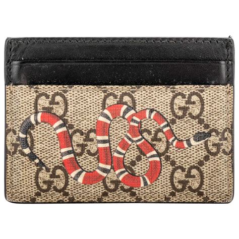 card holder gucci snake|gucci snake credit card holder.